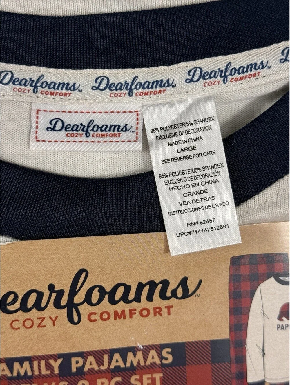 dearfoams papa bear